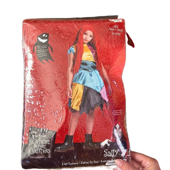 Sally Costume from The Nightmare Before Christmas Costume Disney Medium W/ Wig - Picture 1 of 4